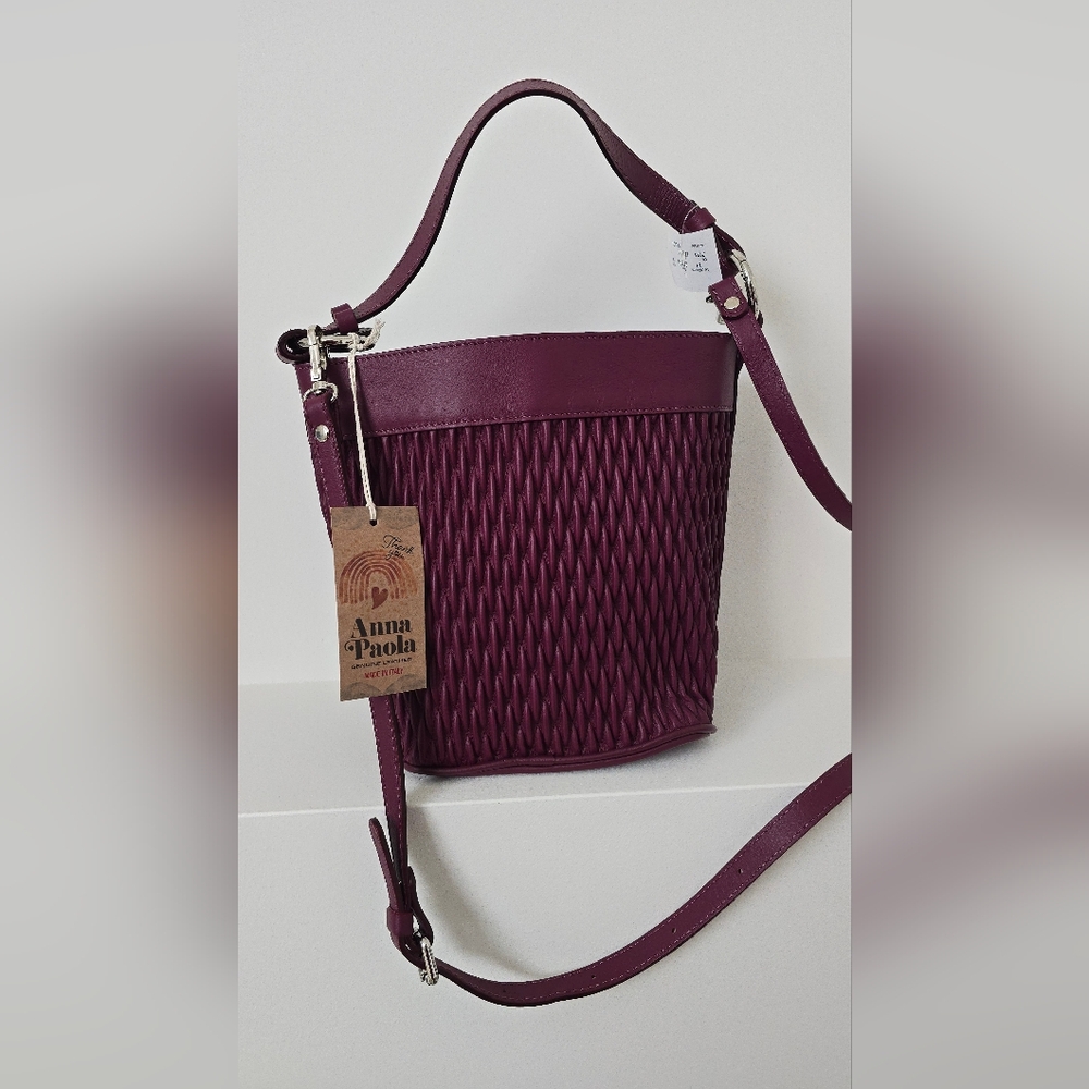 Anna Paola Leather Women's Bag Made In Italy